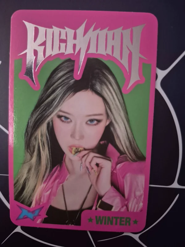 aespa WEEK #RichMan POP-UP RANDOM TRADING CARD SET A ver.