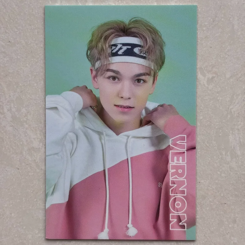 2020 SVT 4th FAN MEETING SEVENTEEN in CARAT LAND TRADING CARDS SET VERNON