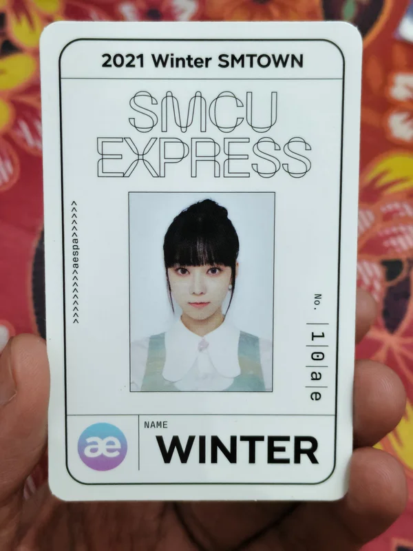2021 Winter Smtown : Smcu Express Pass Card