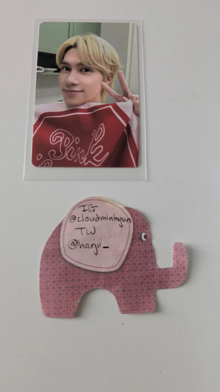 2024 PINK CHRISTMAS PHOTO CARD RANDOM PACK