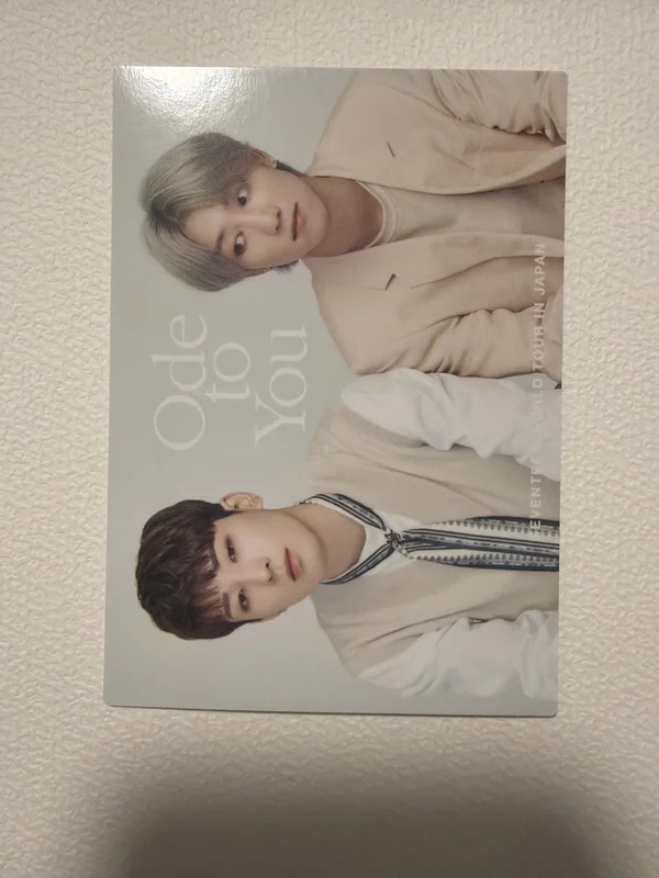 SEVENTEEN WORLD TOUR ODE TO YOU IN JAPAN TRADING CARD