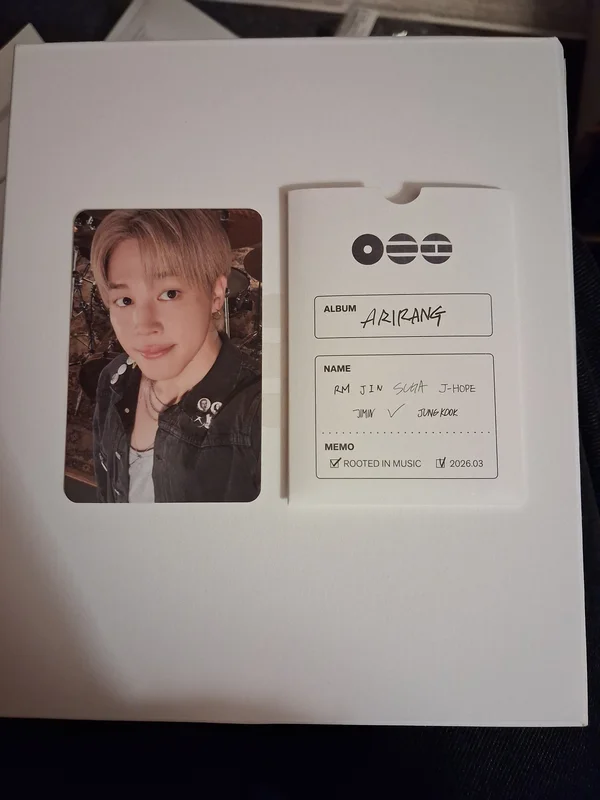ARIRANG Jimin Rooted in Music Ver. Target Exclusive
