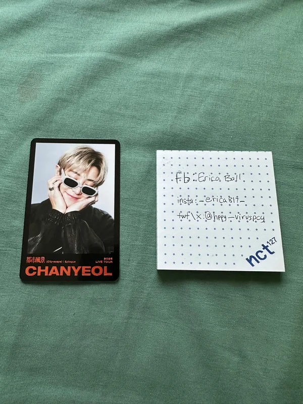 2025 CHANYEOL LIVE TOUR : (City-scape) Epilogue RANDOM TRADING CARD SET