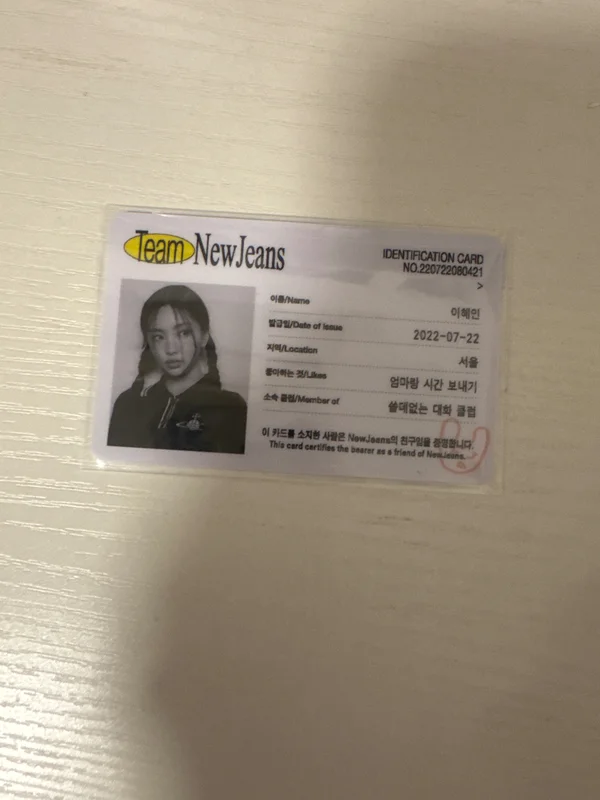 New Jeans Bluebook ver. HYEIN VER.