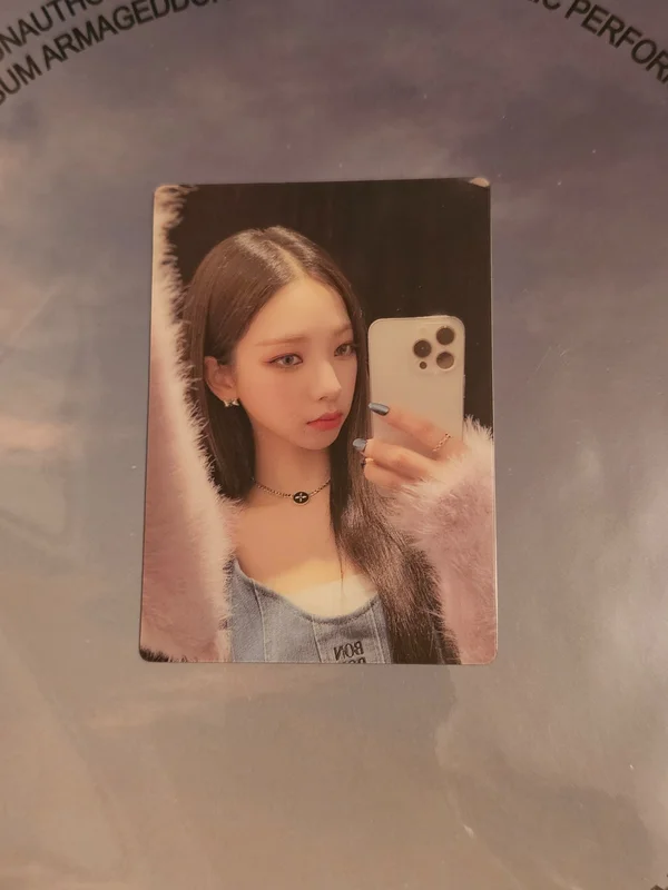 Aespa Karina Japan Fancafe Photocard