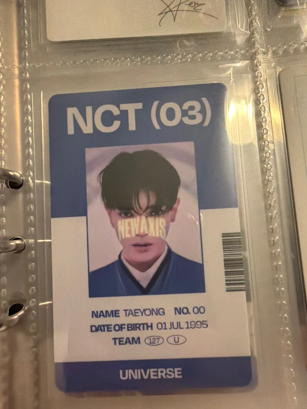 NCT127 NCT2018 テヨン ペンパ コレクトブック トレカ NCT TAEYONG 'NCT 2018 Empathy REALITY Ver.' Photocard | Sold by