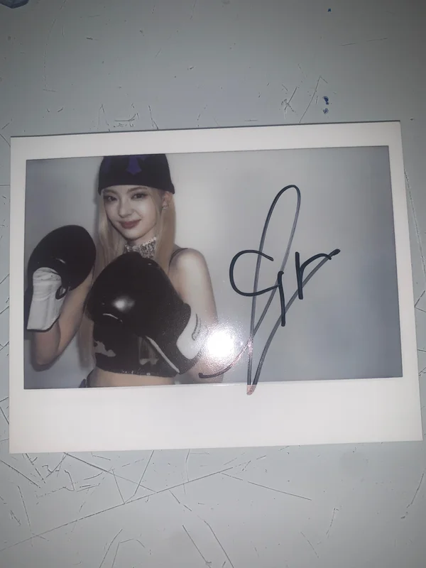 KILL MY DOUBT LIA SIGNED POSTCARD