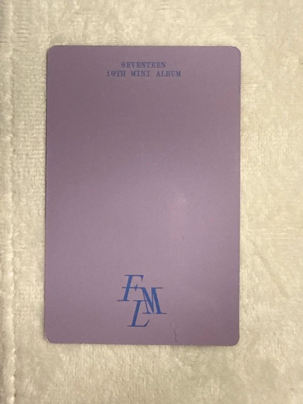 Seventeen THE 8 'FML Deluxe Ver.' Photocard | Sold by jismidwife