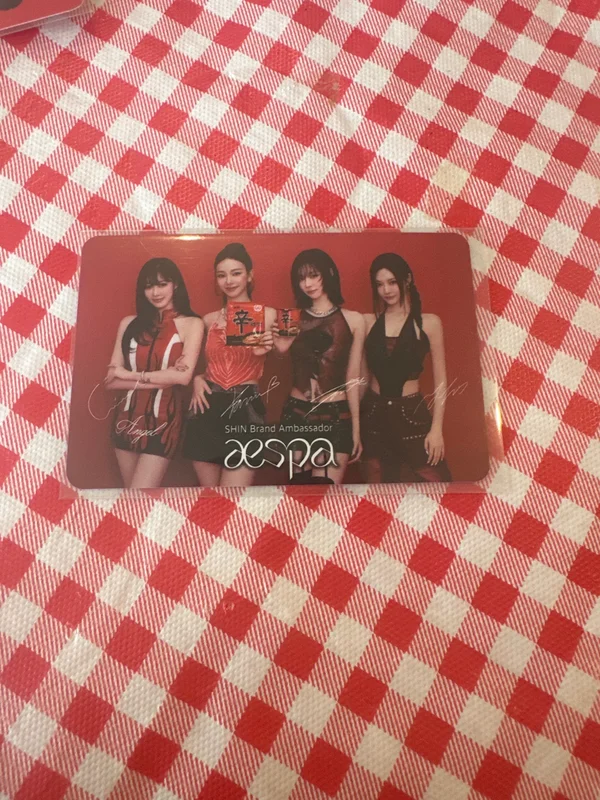 shin ramyun x aespa EVENT