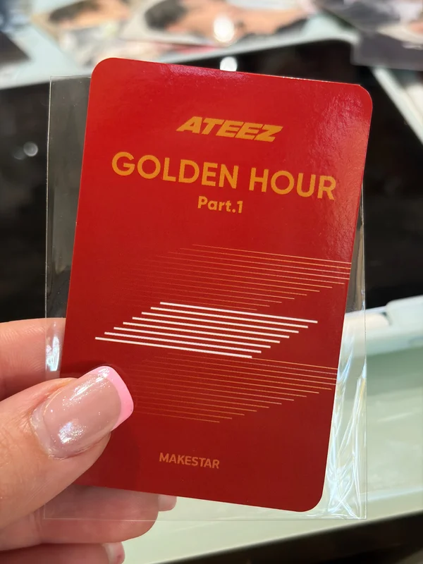 ATEEZ WOOYOUNG 'GOLDEN HOUR : Part.1 MAKESTAR' Photocard | Sold by