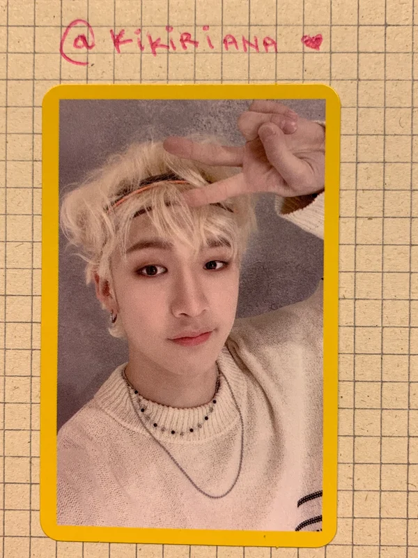 Pocamarket, Stray Kids BANG CHAN Clé 2 : Yellow Wood K-pop Photocard