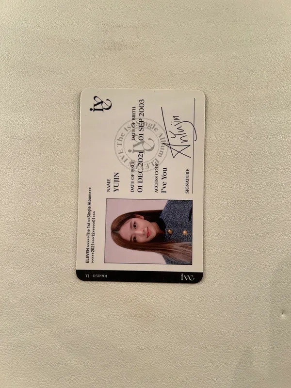 Ive Eleven Id Card