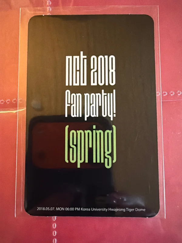 NCT TEN 'NCT 2018 Fan Party! [SPRING]' Photocard | Sold by