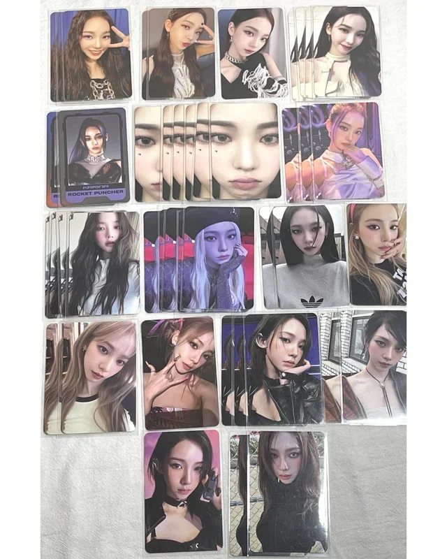 Karina album photocards set Girls My World Savage