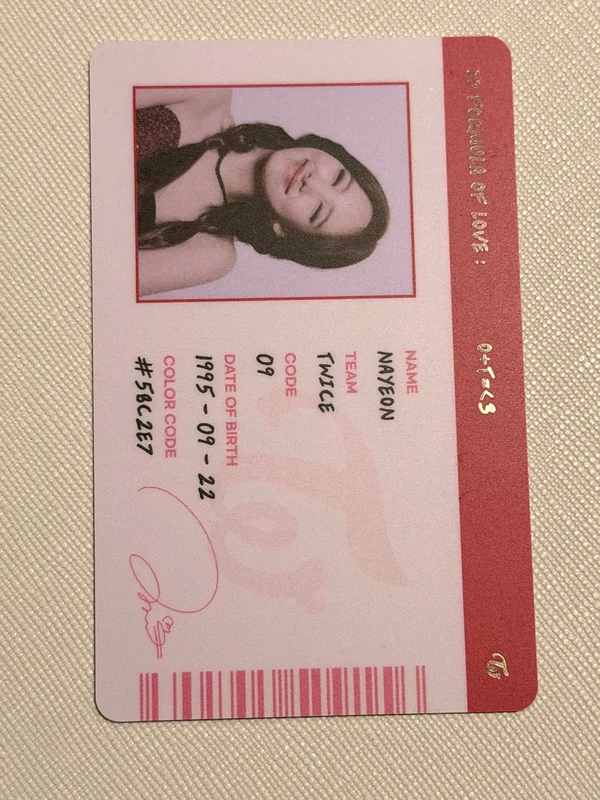 Formula of Love: O+T=<3 SCIENTIST ID CARD