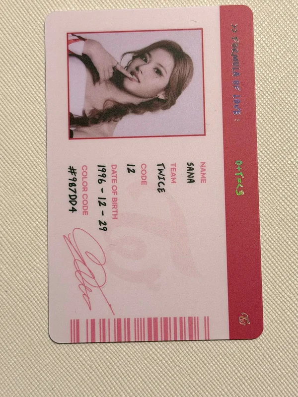 Formula of Love: O+T=<3 SCIENTIST ID CARD
