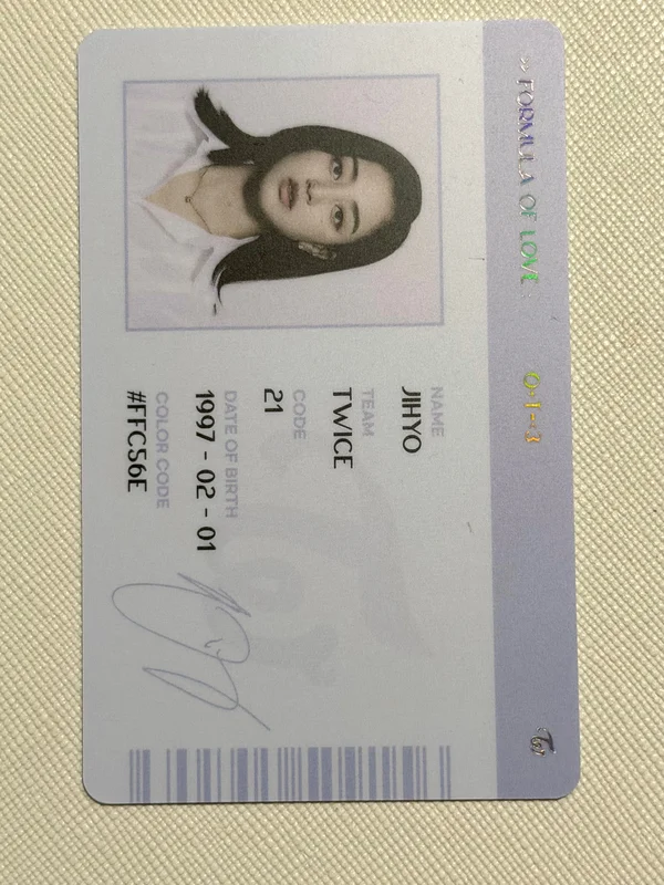 Formula of Love: O+T=<3 SCIENTIST ID CARD