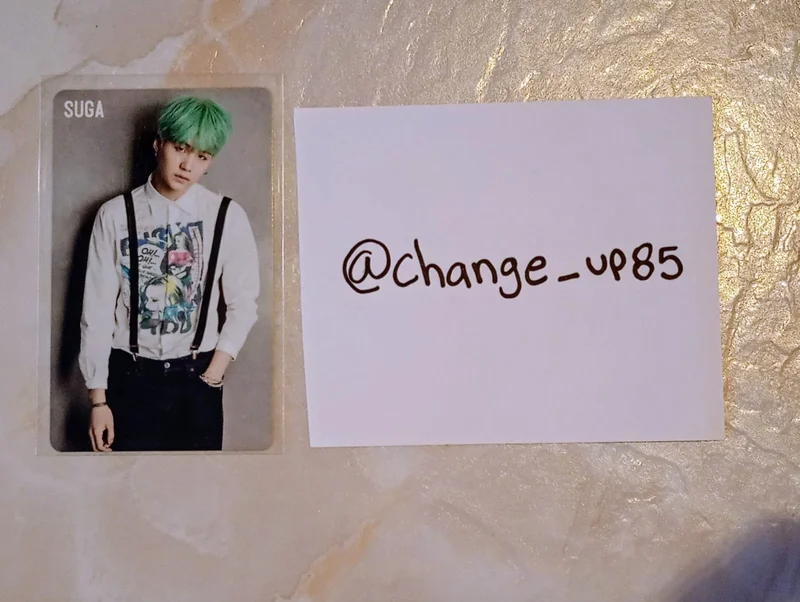 SUGA トレカ BTS SUGA 'RUN (Japanese Ver.)' Photocard | Sold by ktherapy0815