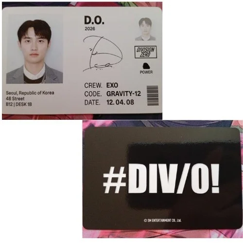 Pocamarket, EXO D.O. 2026 SEASON'S GREETINGS K-pop Photocard