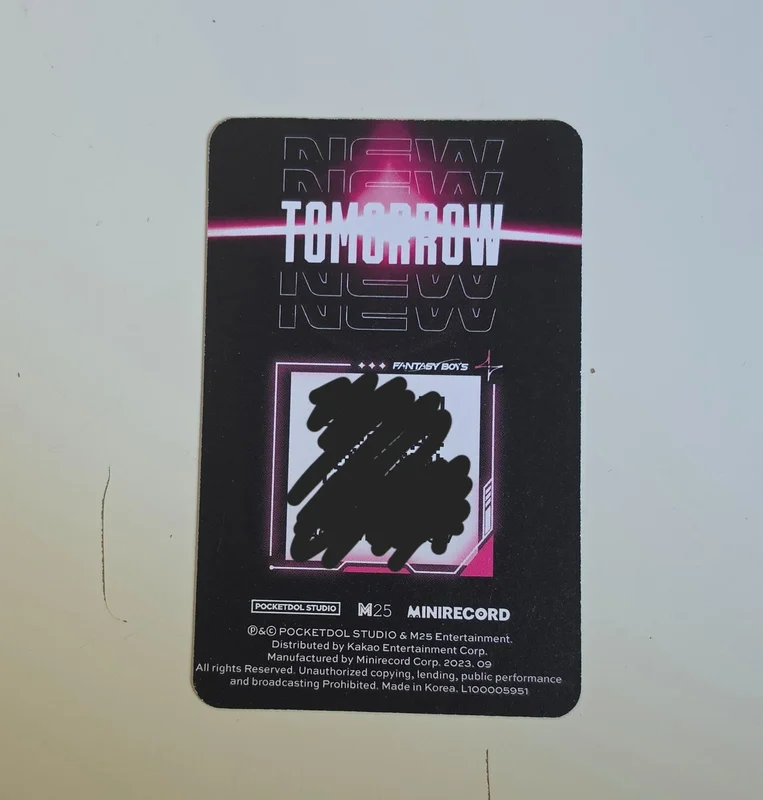 NEW TOMORROW EVER MUSIC ALBUM ver.