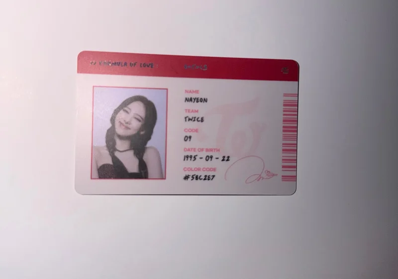 Formula of Love: O+T=<3 SCIENTIST ID CARD