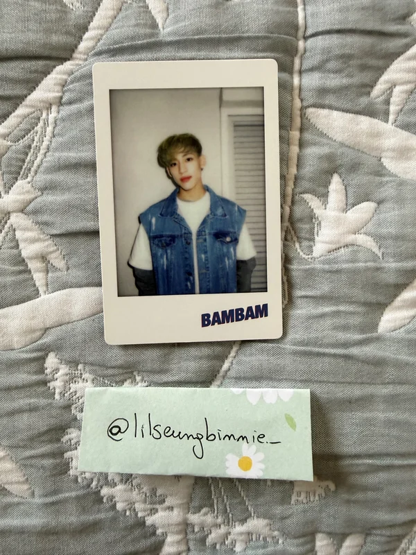 Bambam GOT7 I GOT7 6TH Fan Meeting ONCE UPON A TIME POLAROID PHOTOCARD A SET
