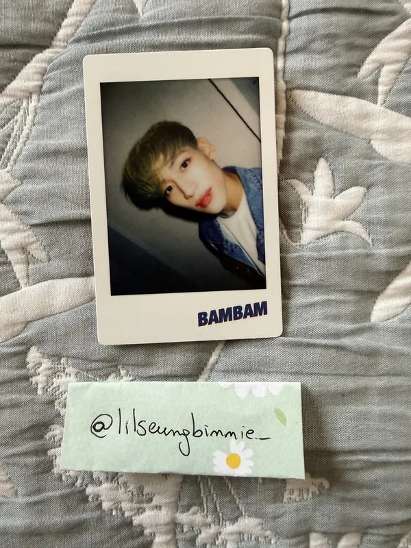 Bambam GOT7 I GOT7 6TH Fan Meeting ONCE UPON A TIME POLAROID PHOTOCARD B SET