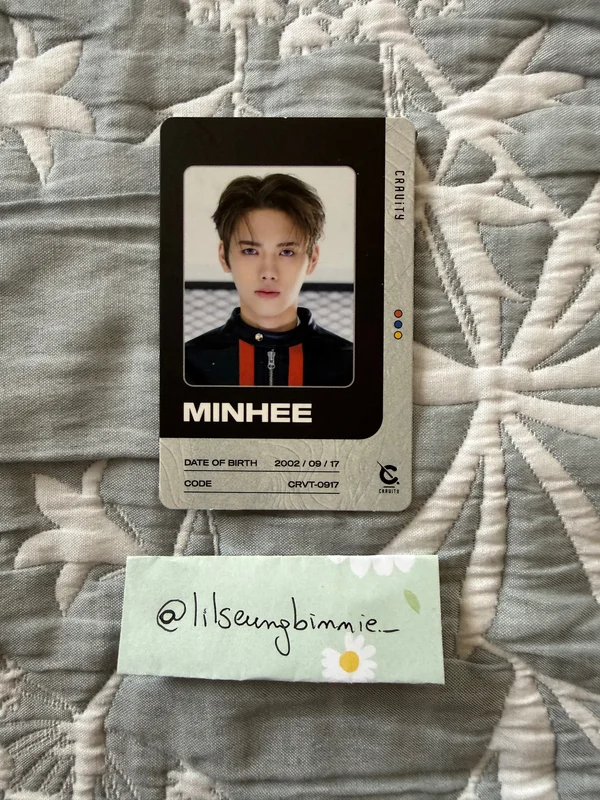 Minhee HIDEOUT: BE OUR VOICE ID CARD