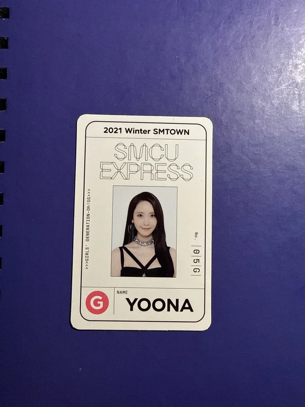 2021 Winter SMTOWN : SMCU EXPRESS PASS CARD