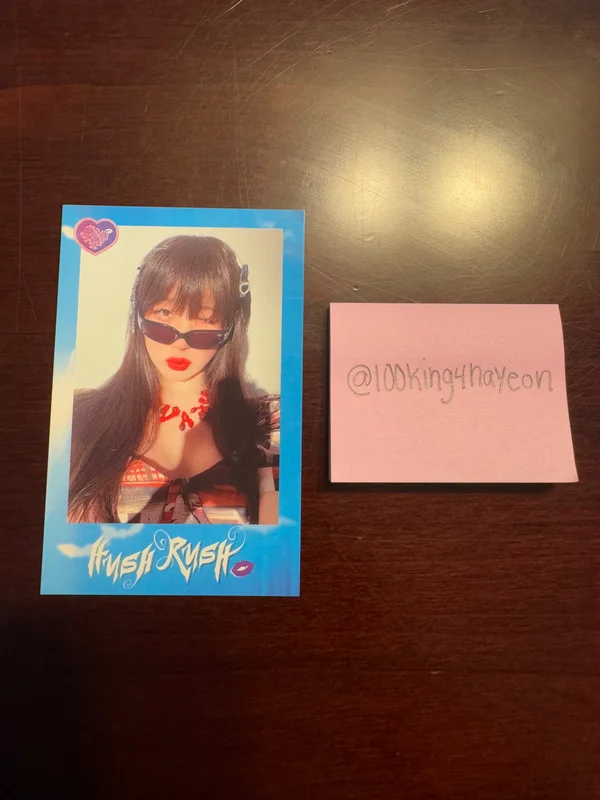 Hush Rush Chaeyeon Polaroid