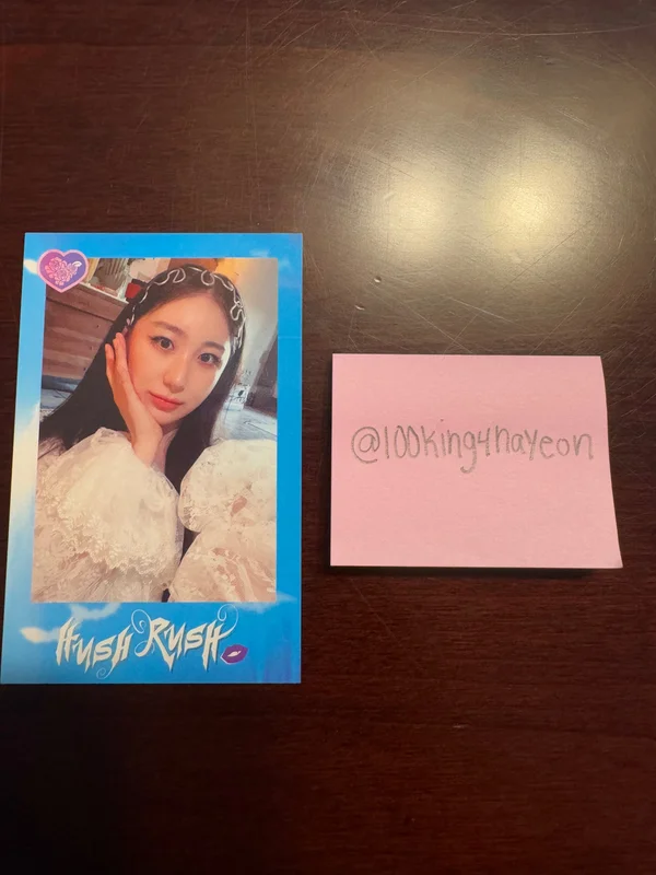 Hush Rush Chaeyeon Polaroid