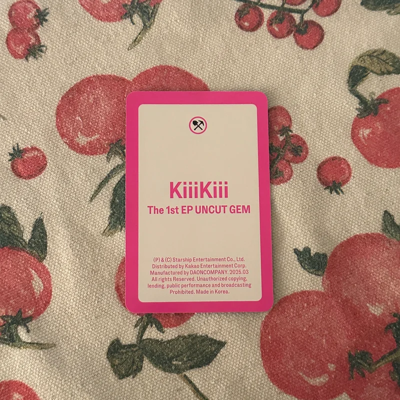 KiiiKiii Unit 'UNCUT GEM DIGGING Ver.' Photocard | Sold by