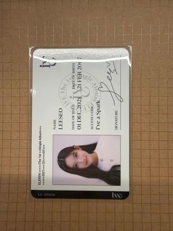 Ive Eleven Id Card