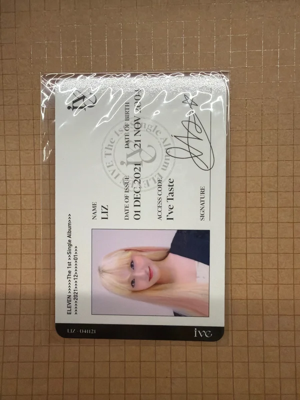 Ive Eleven Id Card