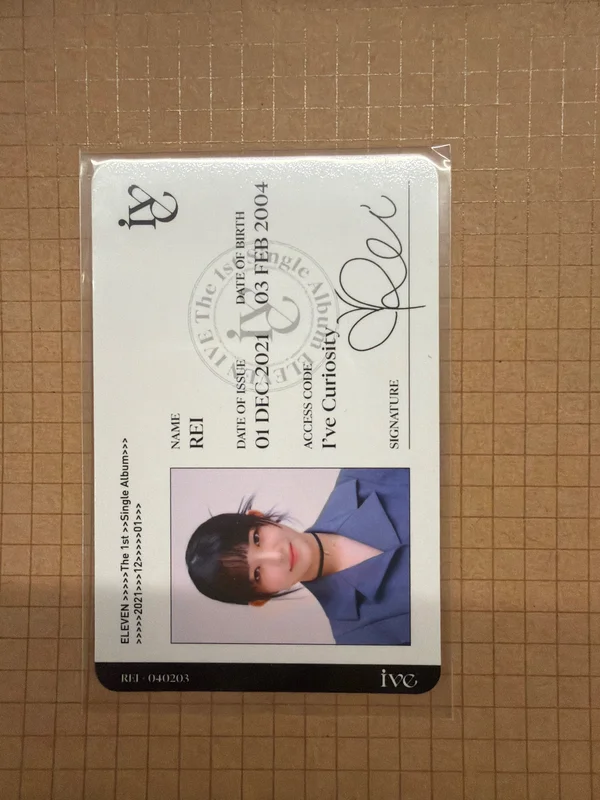 Ive Eleven Id Card
