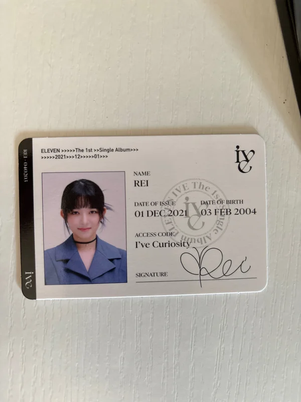 Ive Eleven Id Card