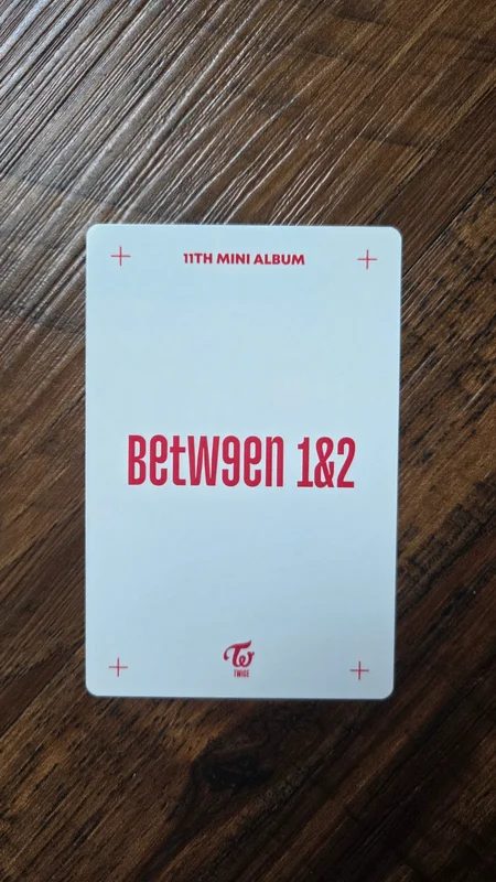 TWICE CHAEYOUNG 'BETWEEN 1&2 PHOTOCARD SET Complete Ver