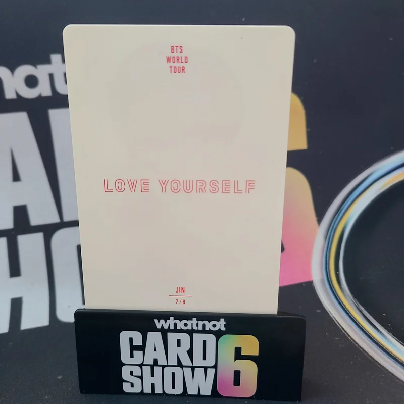 BTS Jin 'BTS WORLD TOUR 'LOVE YOURSELF' MINI PHOTO CARD Jin