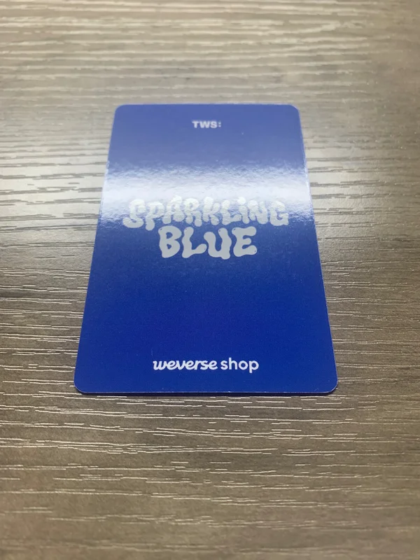 TWS YOUNGJAE 'Sparkling Blue WEVERSE' Photocard | Sold by luvndvd