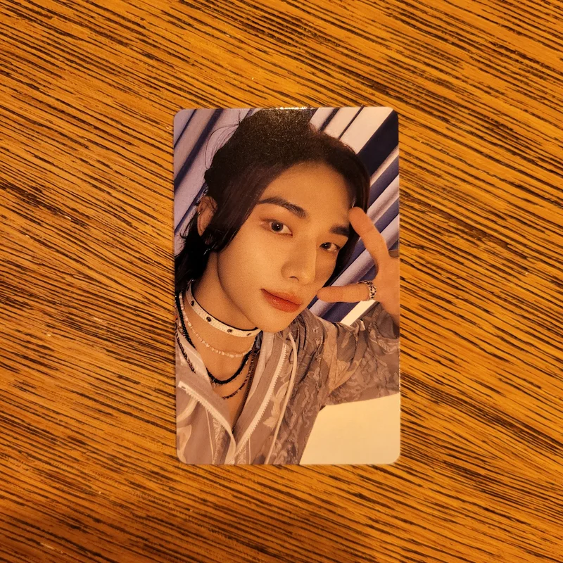 Stray Kids HYUNJIN 'ATE JYP SHOP' Photocard | Sold by luyeonie