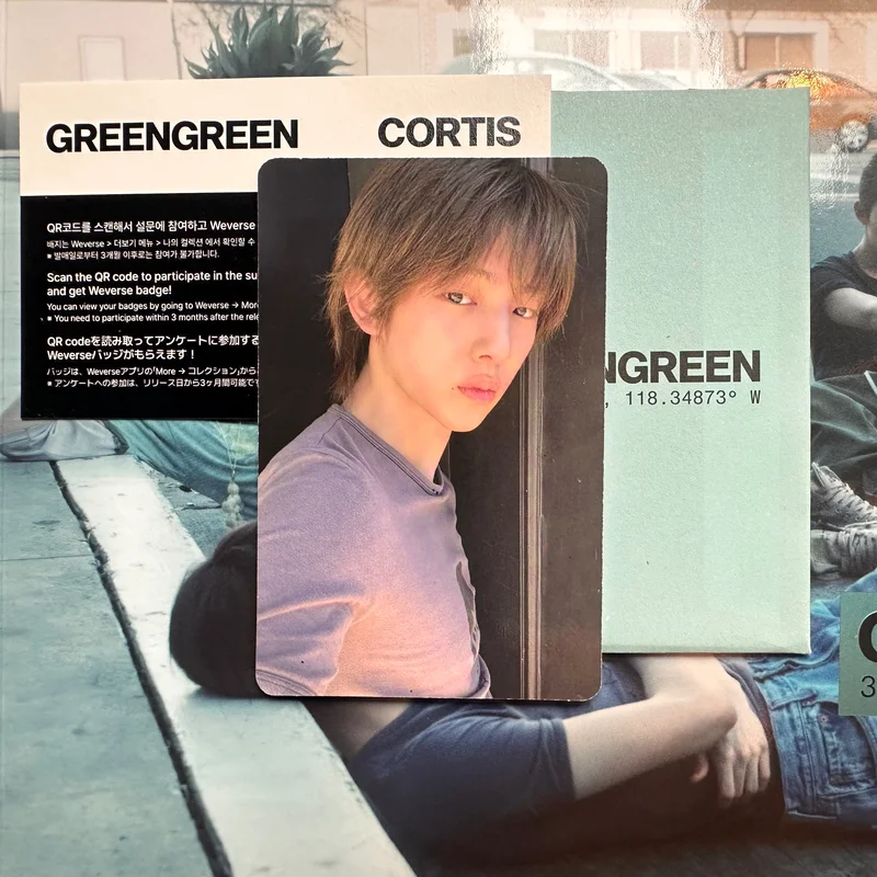 CORTIS JUHOON GREENGREEN STREET ver. (Weverse Scratch Off) Official [UNDAMAGED]