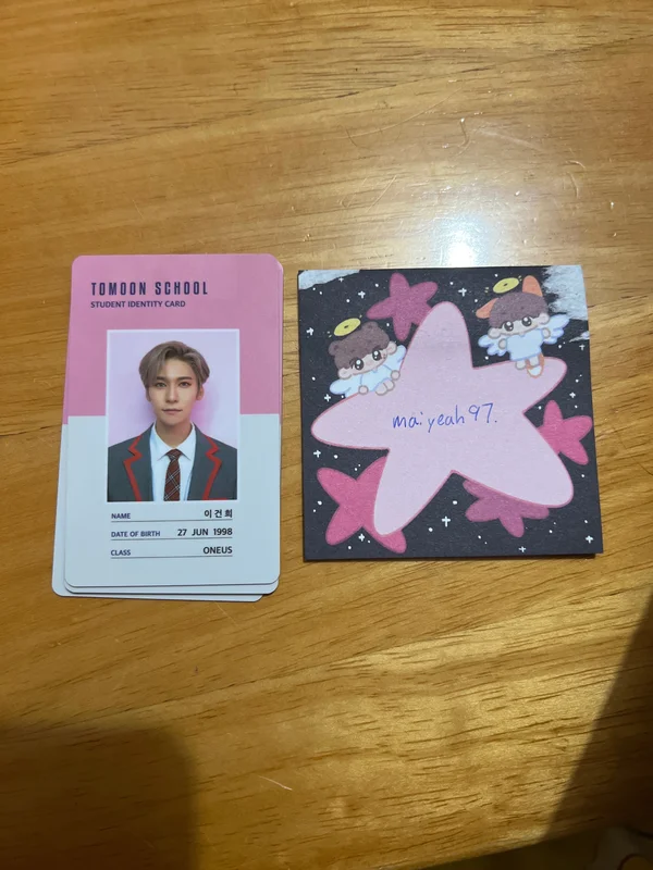 EARTH & MOON STUDENT ID CARD SET