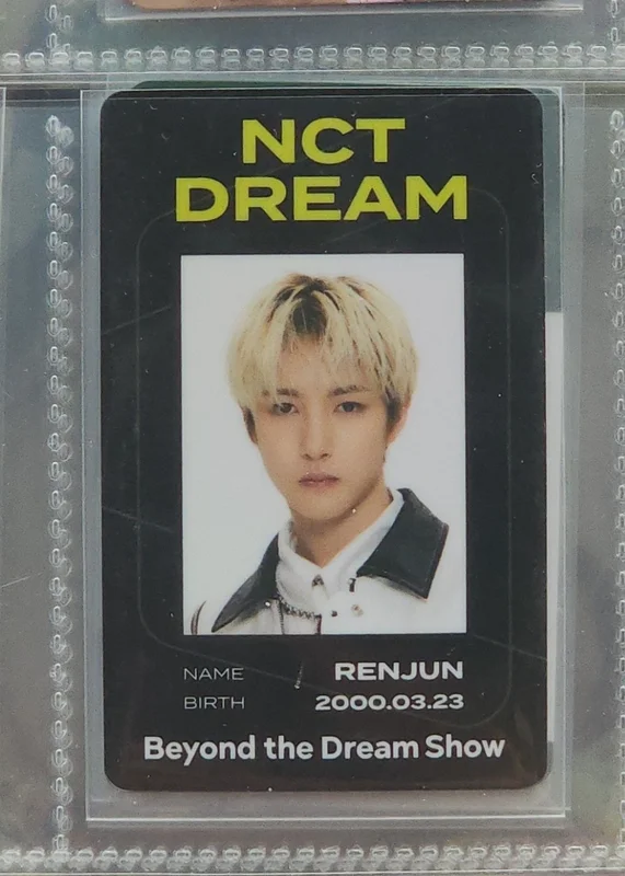 Beyond the Dream Show ID Card + Official Light Stick Deco Sticker Set