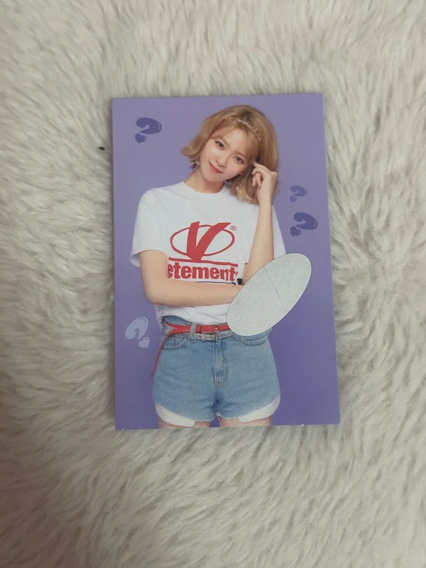 Jeongyeon What is Love Scratch off Photocard