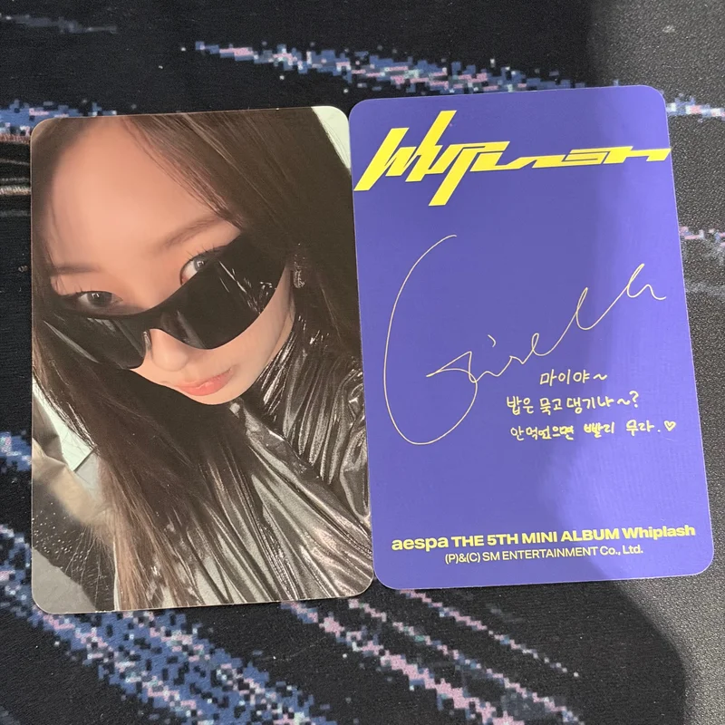 aespa GISELLE 'Whiplash SPEED Ver.' Photocard | Sold by mermaidia