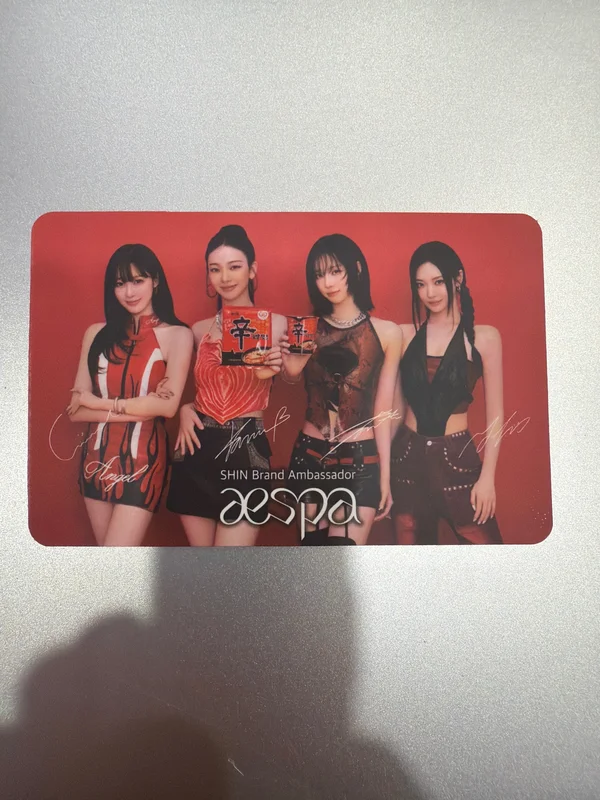 shin ramyun x aespa EVENT