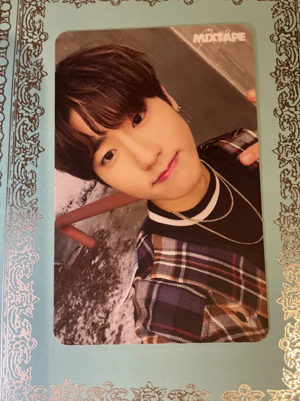 ATEEZ SAN 'ZERO : FEVER Part.1 THANXX ver. MYMUSICTASTE' Photocard