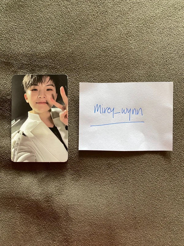 Face The Sun - ep.2 Shadow Woozi Photocard
