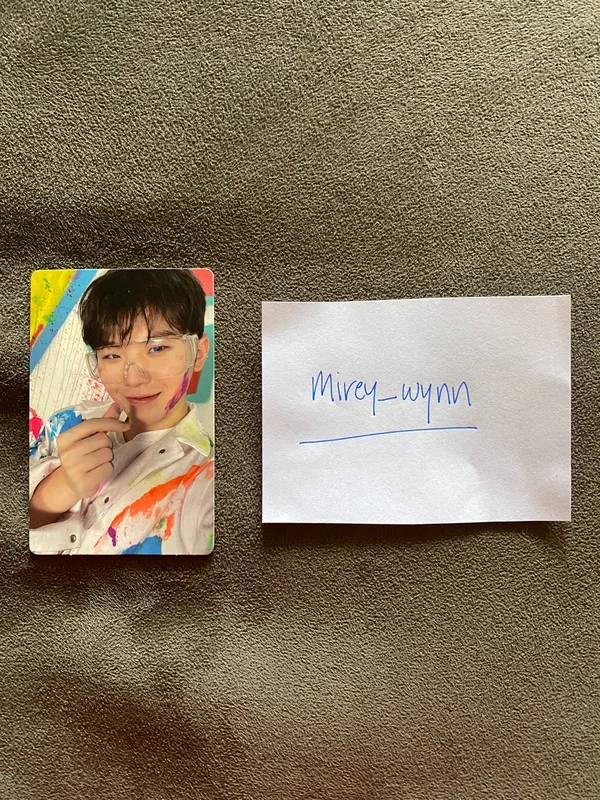 Face The Sun - Carat Woozi Photocard