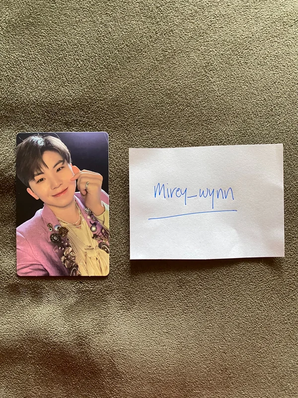 Face The Sun - Carat Woozi Photocard